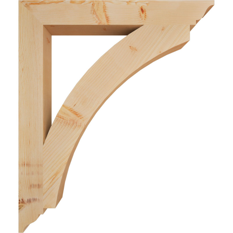 Support traditionnel Thorton, H 38 po x l 3,5 po x P 32 po, Douglas (lisse)
