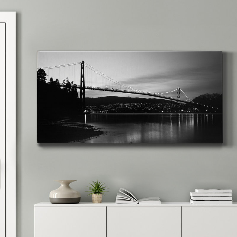 " Lions Gate Inlet ", 24" H x 12" W x 1" D