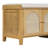 Trexm Vintage Shoe Storage Bench With Cushion And Drawers - Ideal Entryway Organizer
