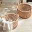 Louella Rattan Basket Set With Handles