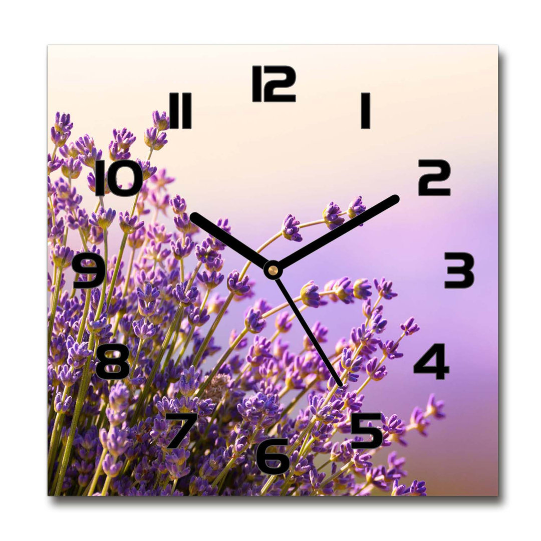 Analoge Wanduhr Lavendel Geräuschlos