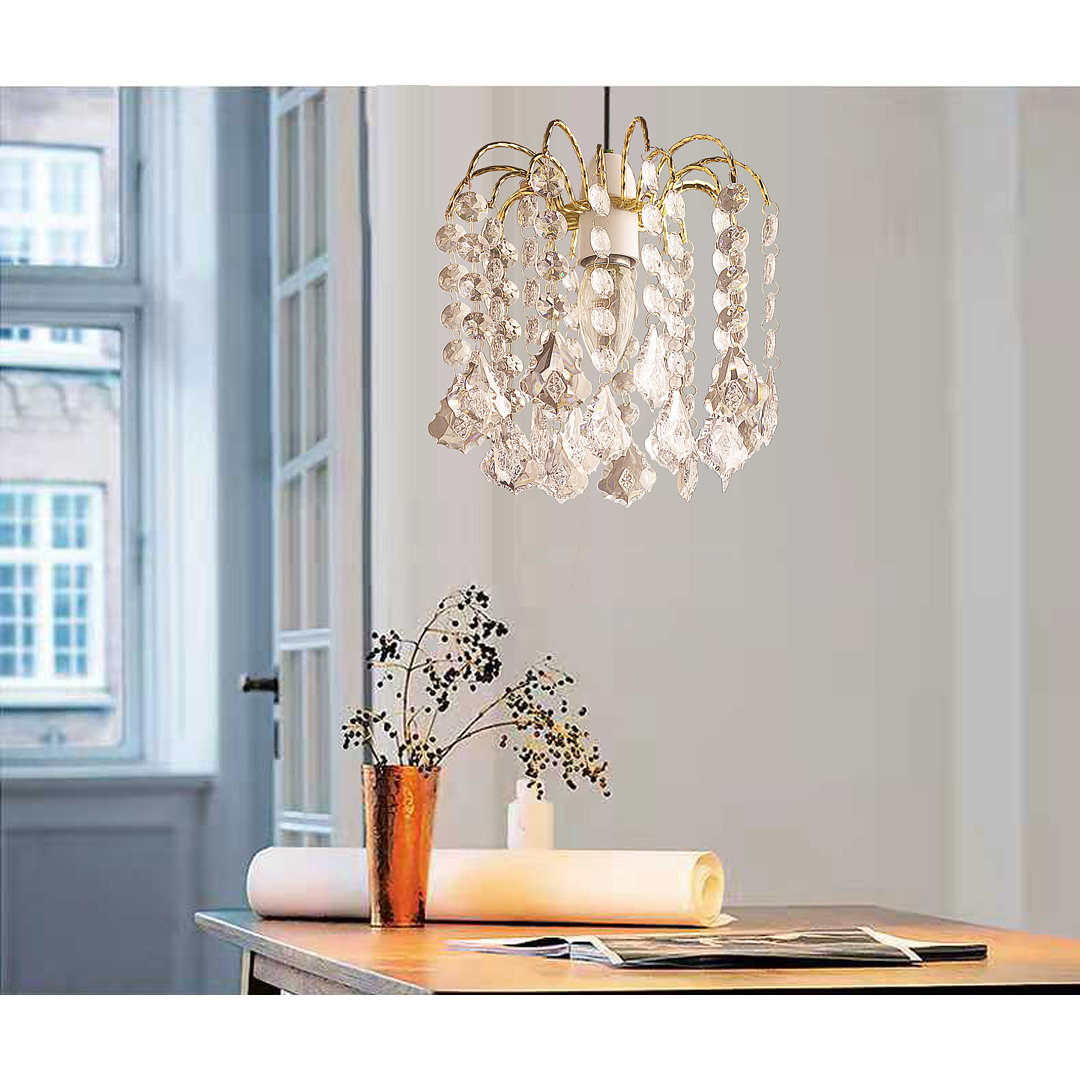 Lewes 1-Light Crystal Pendant