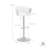 Adjustable Wood Bar Stool With Black Metal-1302376351