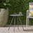 Modern Steel Side Table with Portable Handle and Durable Construction, Perfect for Outdoor and Indoor Use-813308450