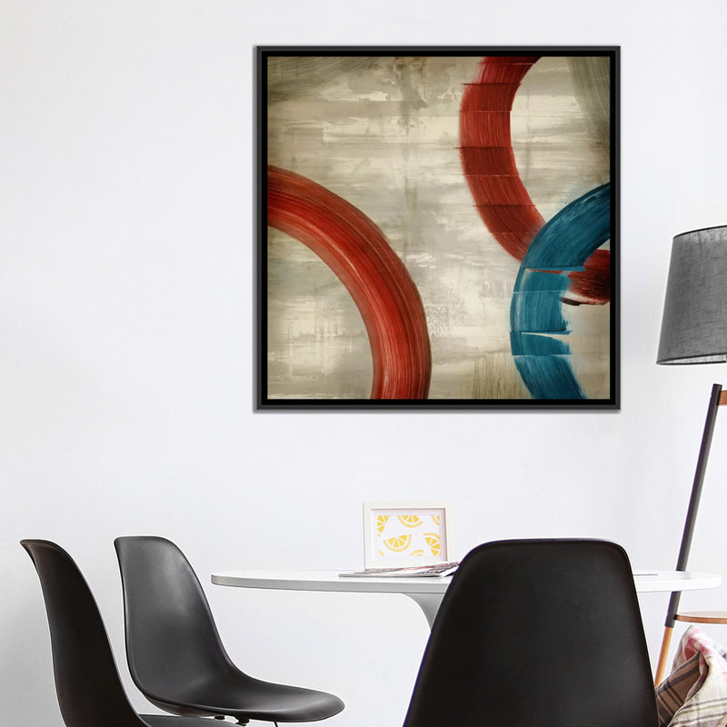 " Halcyon " by PI Studio, 18" H x 18" W x 1.5" D, Black Framed Canvas, No Mat