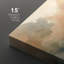 Coups de peinture abstraits, modernes et lumineux, grunge, vert, peinture encadrée, salon-101791614-101791615