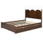 Grand lit plateforme avec lit gigogne