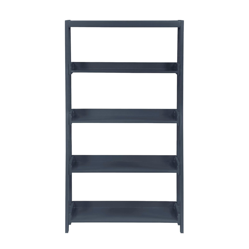 Support pour présentoir en bois 1 pièce, Marine, (4 tablettes) H 54 po x l 30,5 po x P 14 po