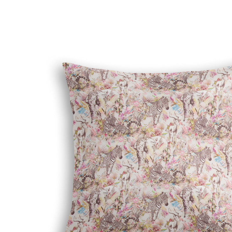 Perdita Throw Pillow Animal Reversible Throw Pillow, Potpourri, 24" x 24"