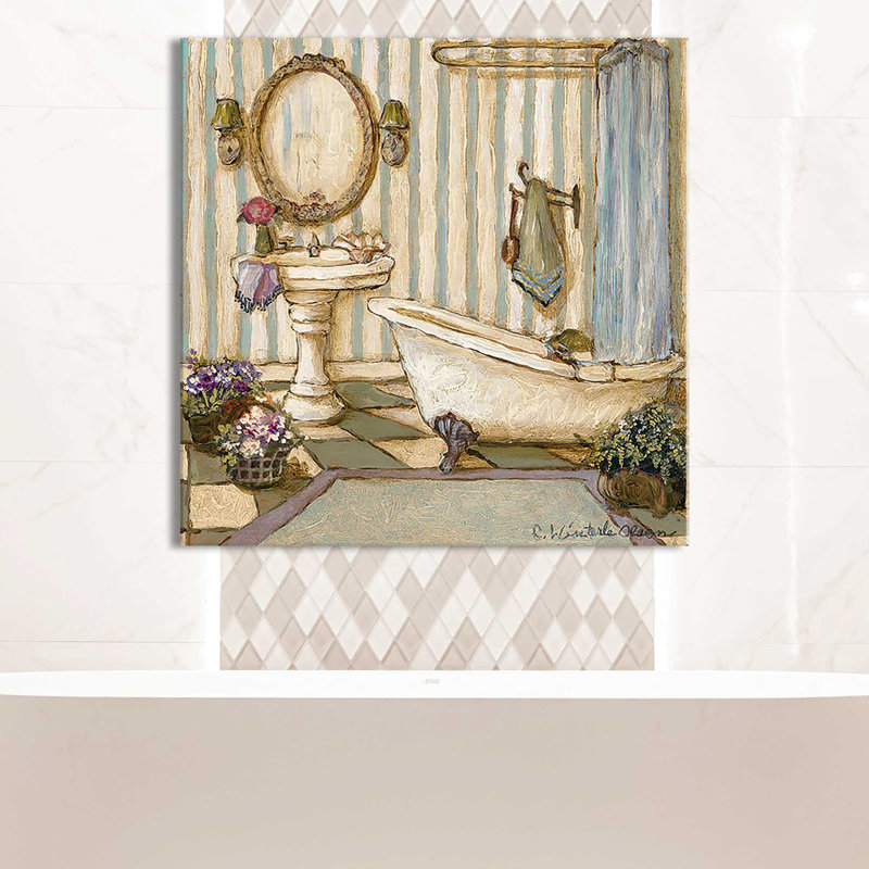 «Her Sanctuary II (Square)» par Charlene Olson, reproduction, Toile tendue, H 24 po x l 24 po x P 1,5 po