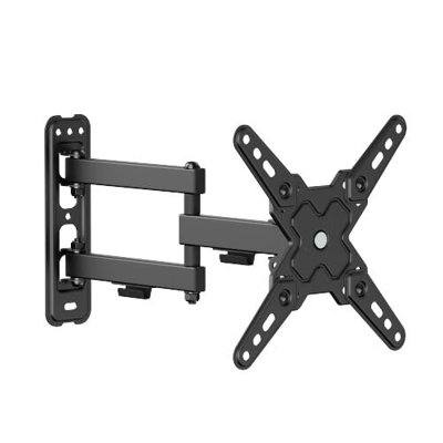 CondoMounts TVA8044 Full Motion TV Wall Mount for 13"-55" Screen | Monitor Wall Mount with Articulating Arms, Max VESA 400x400mm, Holds 55lbs | Black
