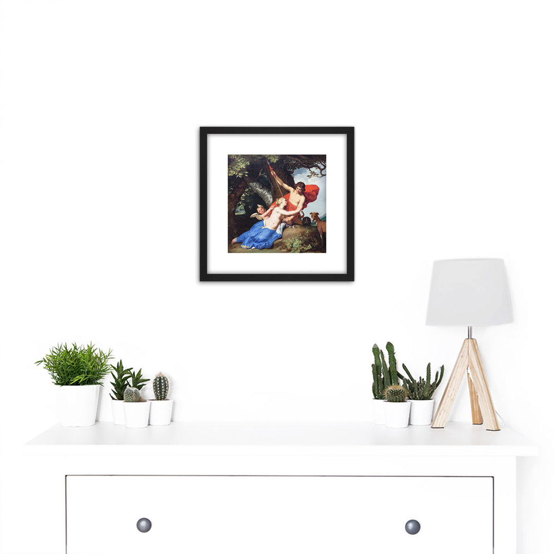 Bloemaert Venus Adonis Greek Myth - Single Picture Frame Painting