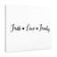 Faith Love Family - Wrapped Canvas Print-1222298079
