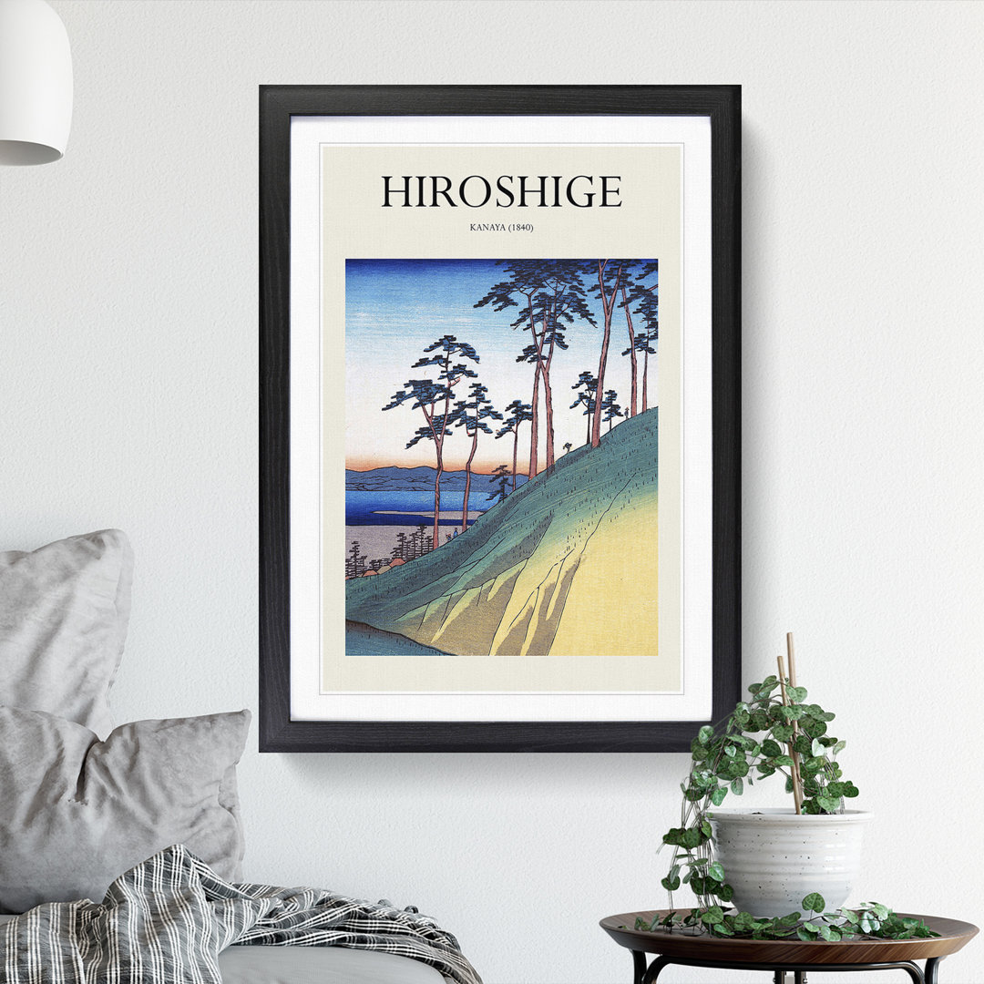 Kanaya by Utagawa Hiroshige - Picture Frame Art Prints