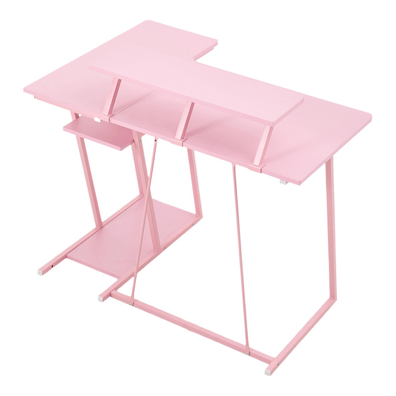 Metal Base Computer Desk