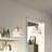 Glass Shell Height-Adjustable Pendant Light (E26 3-Color Bulb Included)
