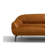 Cognac Leather Loveseat