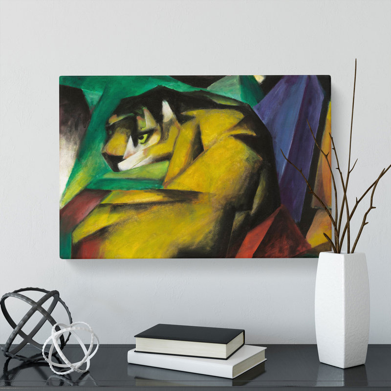 The Tiger by Franz Marc - Wrapped Canvas, 40cm H x 60cm W x 3cm D
