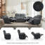 Reclining Sofa Sectional Recliner Plush Corduroy Couches Set Sofa-246070140