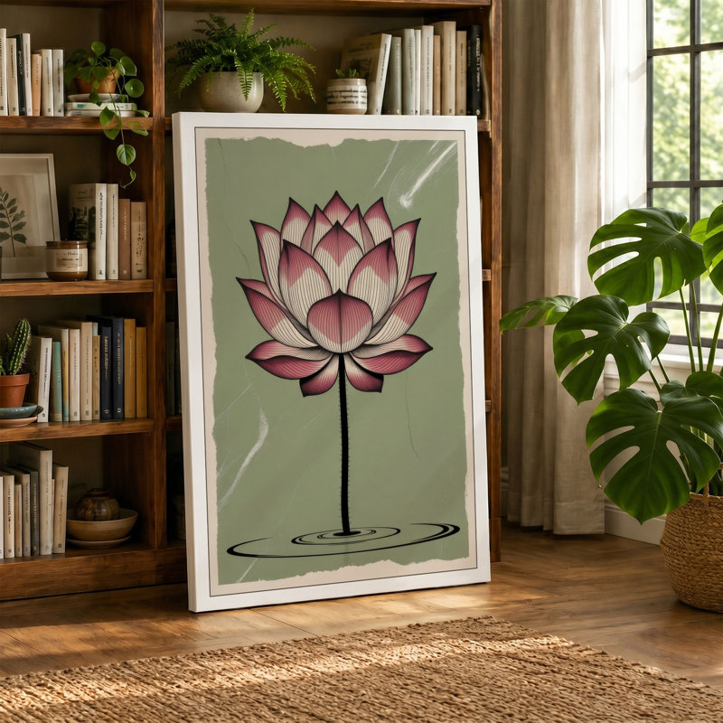 Print, 36x24 - 91.4 x 61.0 cm, Teal Border