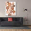 «Boho Beautiful 2 Brown» par Moira Hershey, art mural sur toile-1762009734