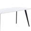 Pied de table en porcelaine blanc seulement