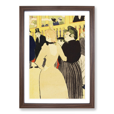 Two Women by Henri de Toulouse-Lautrec - Framed Print