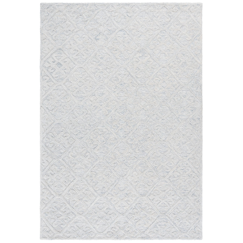 Harvest Hand Woven Wool Geometric Indoor Rug, Rectangle 9' x 12'