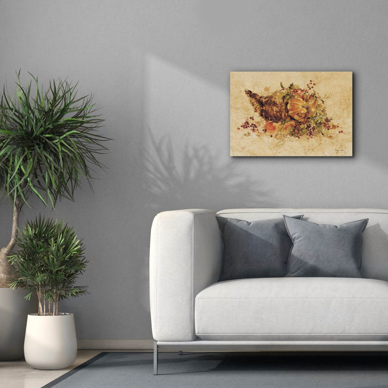Art mural sur toile Winston Porter «Cornucopia» par Cheri Blum, H 18 po x l 26 po