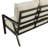 53.15'' Wide Straight Aluminum Loveseat with Cushions-1740982075