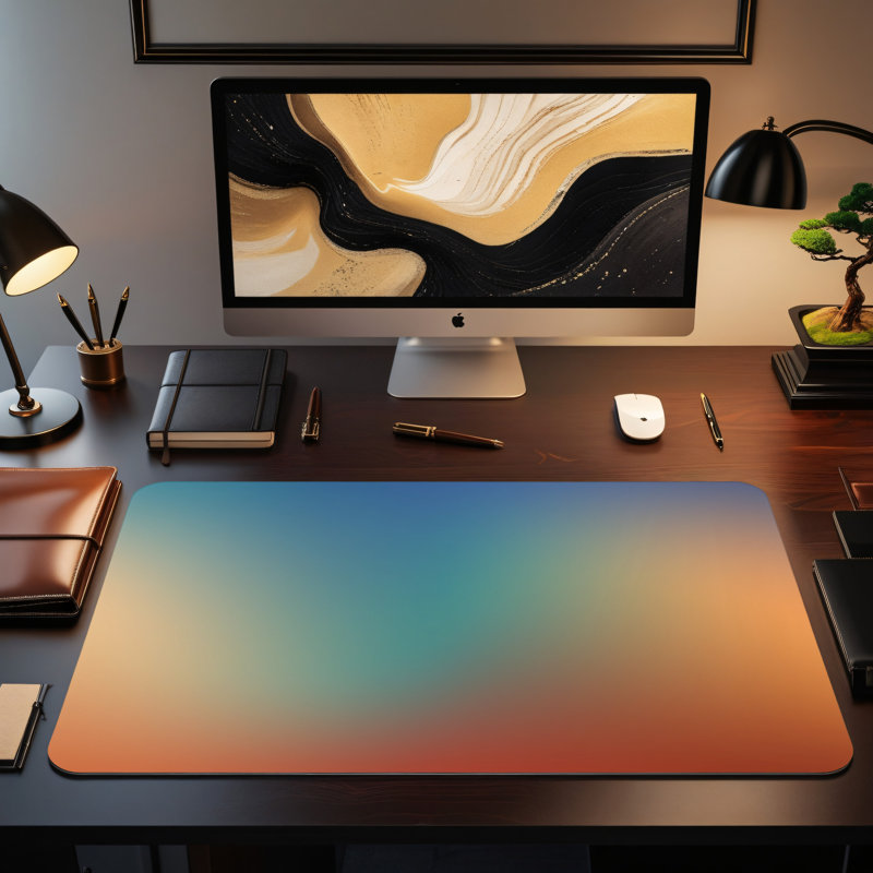 Polyester Desk Pad, 23.6x13.8