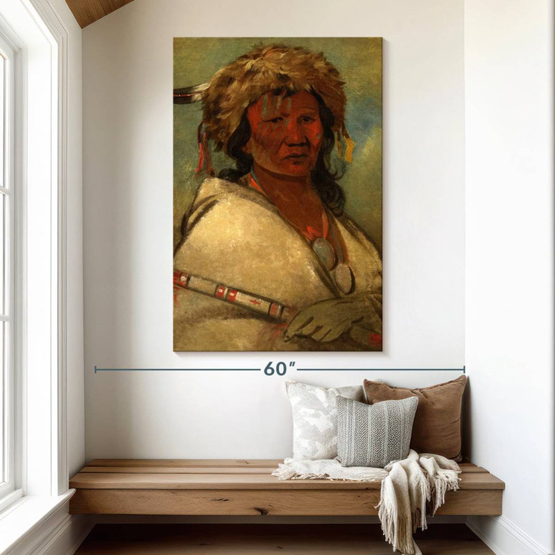 Hero - A Chief, 51" H x 34" W