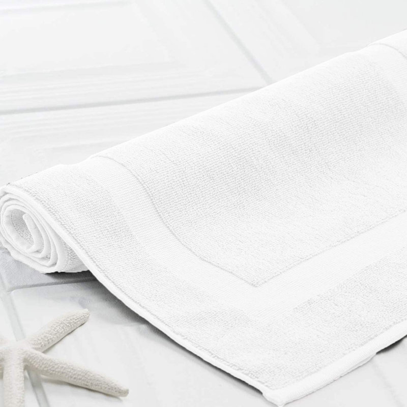 Aren Bath Mat, White
