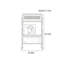 Armoire d'appoint en acier inoxydable