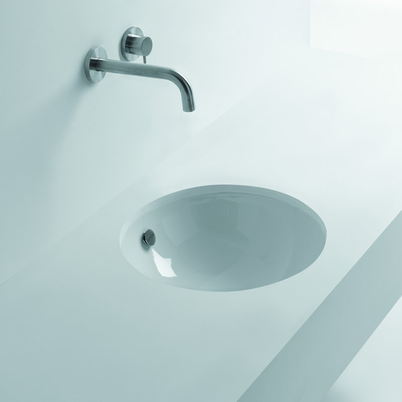 Pot Ceramic 18.1'' L Bathroom Sink