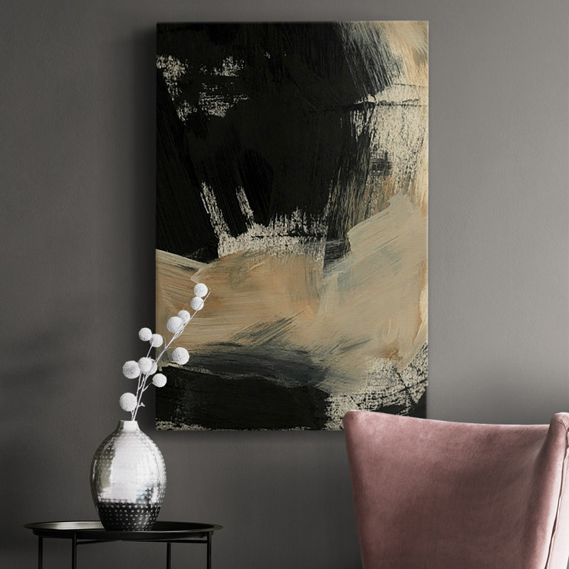 Toile tendue Baked Paintstrokes VI - prêt à accrocher, H 12 po x l 8 po x P 1 po