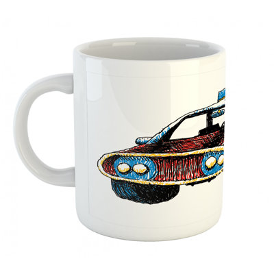 Grande tasse à café policière