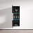 Balroop 15.75" Floating Bookcase with 16-Color LED Lighting, High Gloss Finish-1034179338