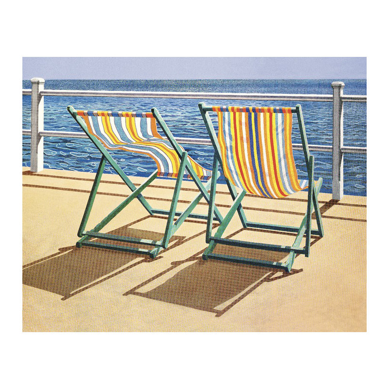 Summer Breeze by Jonathan Sanders - No Frame Rectangle Painting on Canvas, No Mount, Canvas, 40cm H x 50cm W