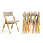 Chaises de restaurant pliantes empilables intérieur / extérieur-435288020-435288016