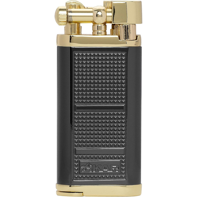 Briquet à flamme souple pour canalisation, Noir / or