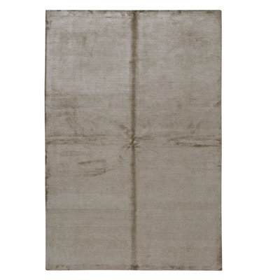 Hand Knotted Area Rug in Pewter