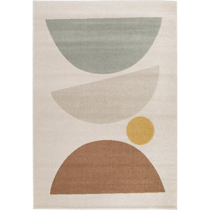 Canady Beige/Brown/Grey Rug, Rectangle 120 x 170cm