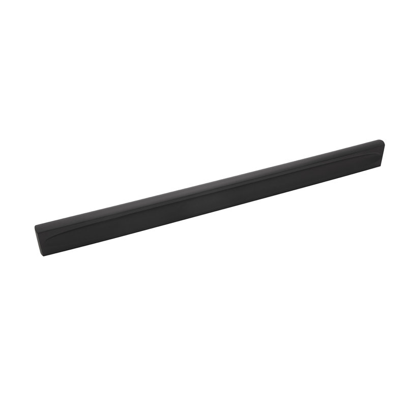 Ingot 12" Center to Center Bar Pull, Matte Black