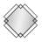 Square Geo Mirror