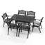Claudi 6 - Person Patio Dining Set with Rectangular Table , Cushions Included-773950467