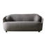 Causeuse contemporaine en aluminium enveloppé de corde avec coussins en oléfine