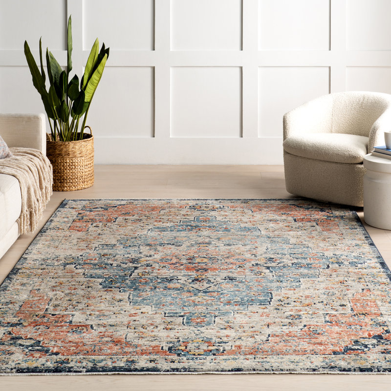Tapis oriental tissé à la machine Deja, Rectangle 12 pi x 16 pi 4 po