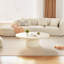 Table basse ovale blanche Hillsborough
