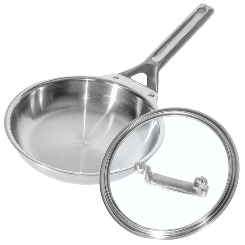Poêle sauter à induction véritable avec couvercle Gourmet